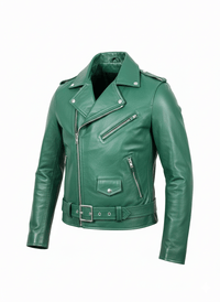 Black Classic Womens Brando Motorcycle Leather Jacket Ladies Biker Cowhide - 