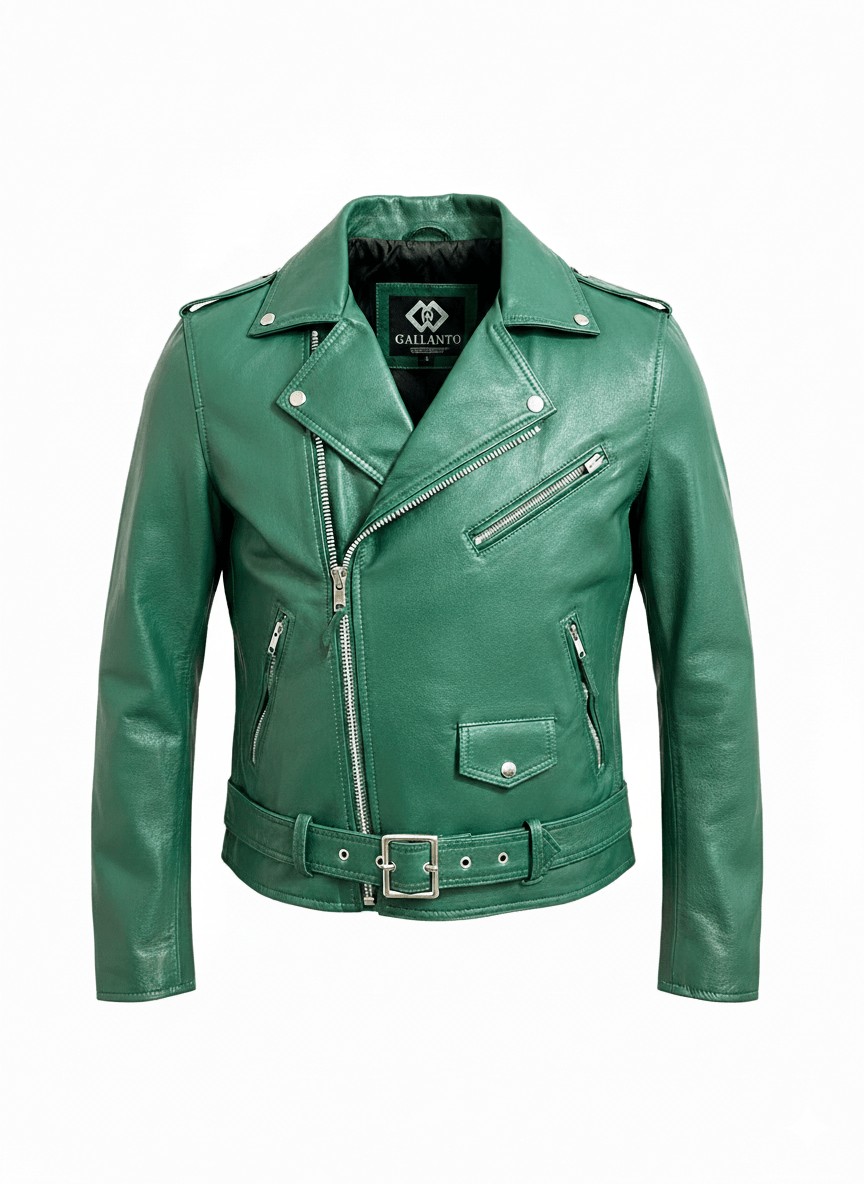 Black Classic Womens Brando Motorcycle Leather Jacket Ladies Biker Cowhide - 