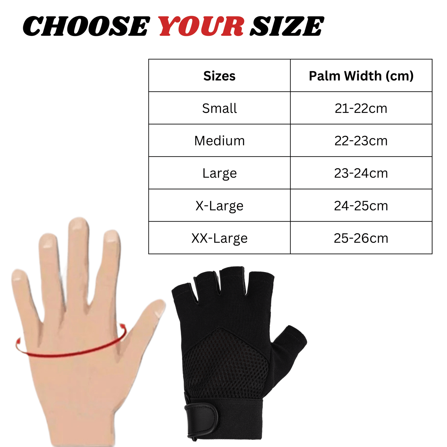 black premium leather & mesh polyester fingerless gloves - 