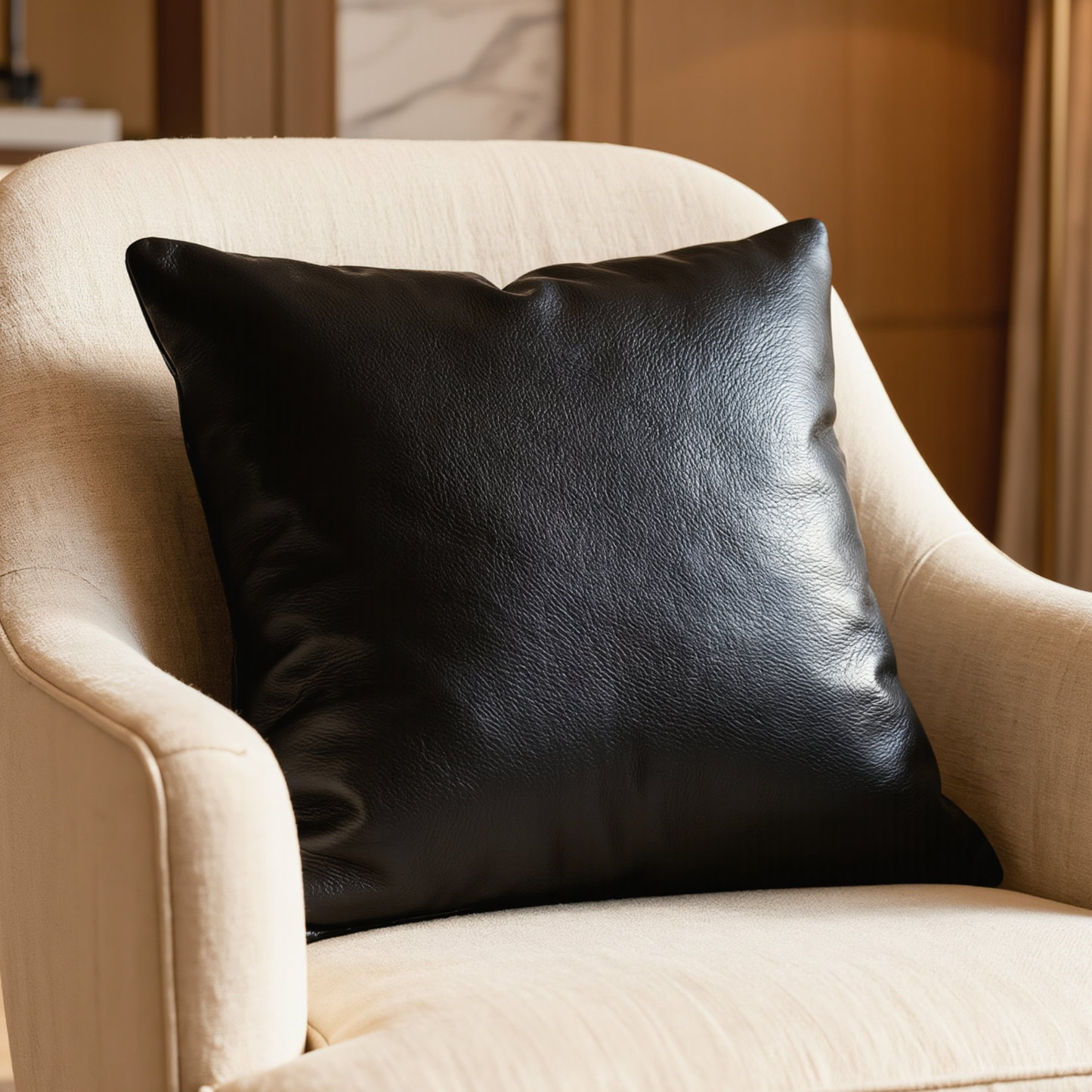 set of 2 genuine leather sofa cushion covers by charlielondon