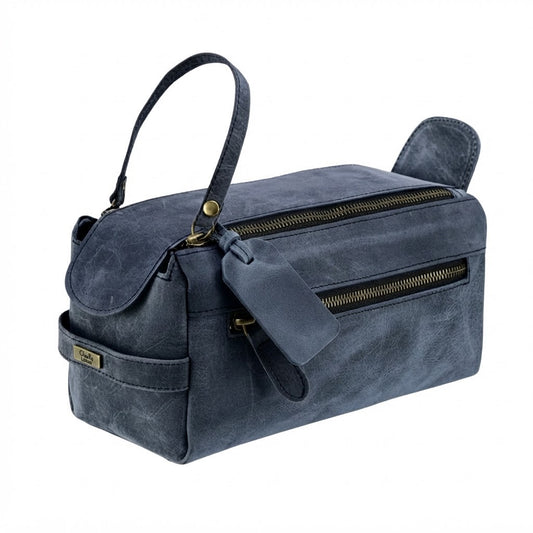 Personalised Wash Bag in Genuine Leather Thoughtful Gift for Him
