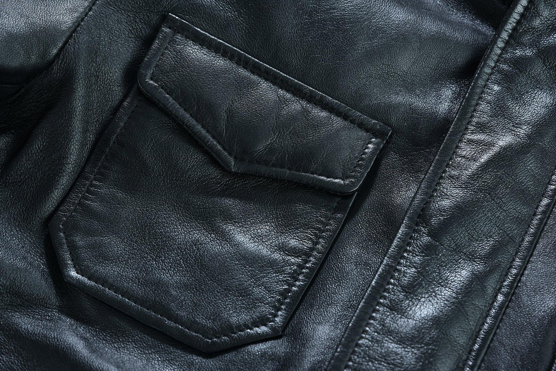 Bristol Men's Real Leather Bomber Jacket - Smart Casual Style -
