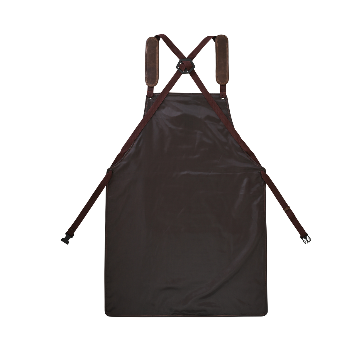 Leather BBQ Apron with Multi Pockets for Chefs and Grilling
