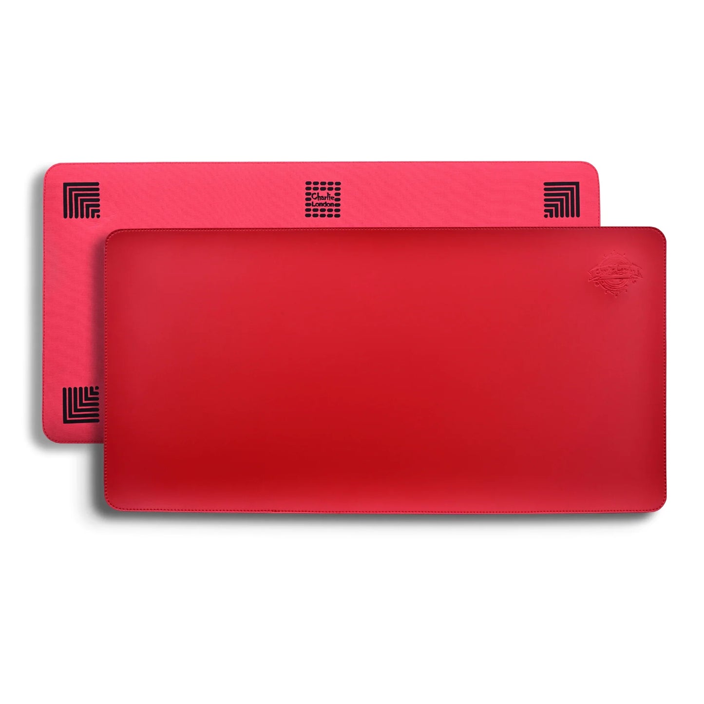 charlie london leather desk mat – 80x40 cm non - slip waterproof pu desk pad - 