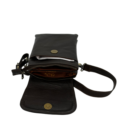 Cross Body Bag Genuine Leather Mini Unisex Shoulder Bag