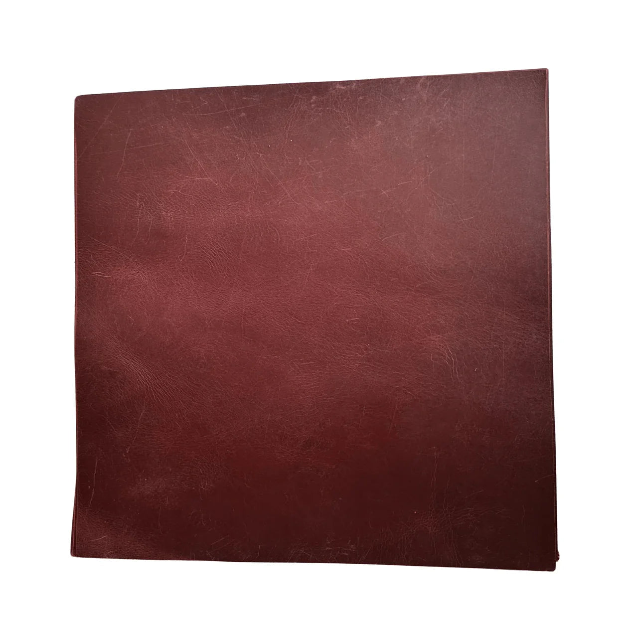 Cowhide Leather Sheet 30x30cm with Cord for DIY Crafts - 