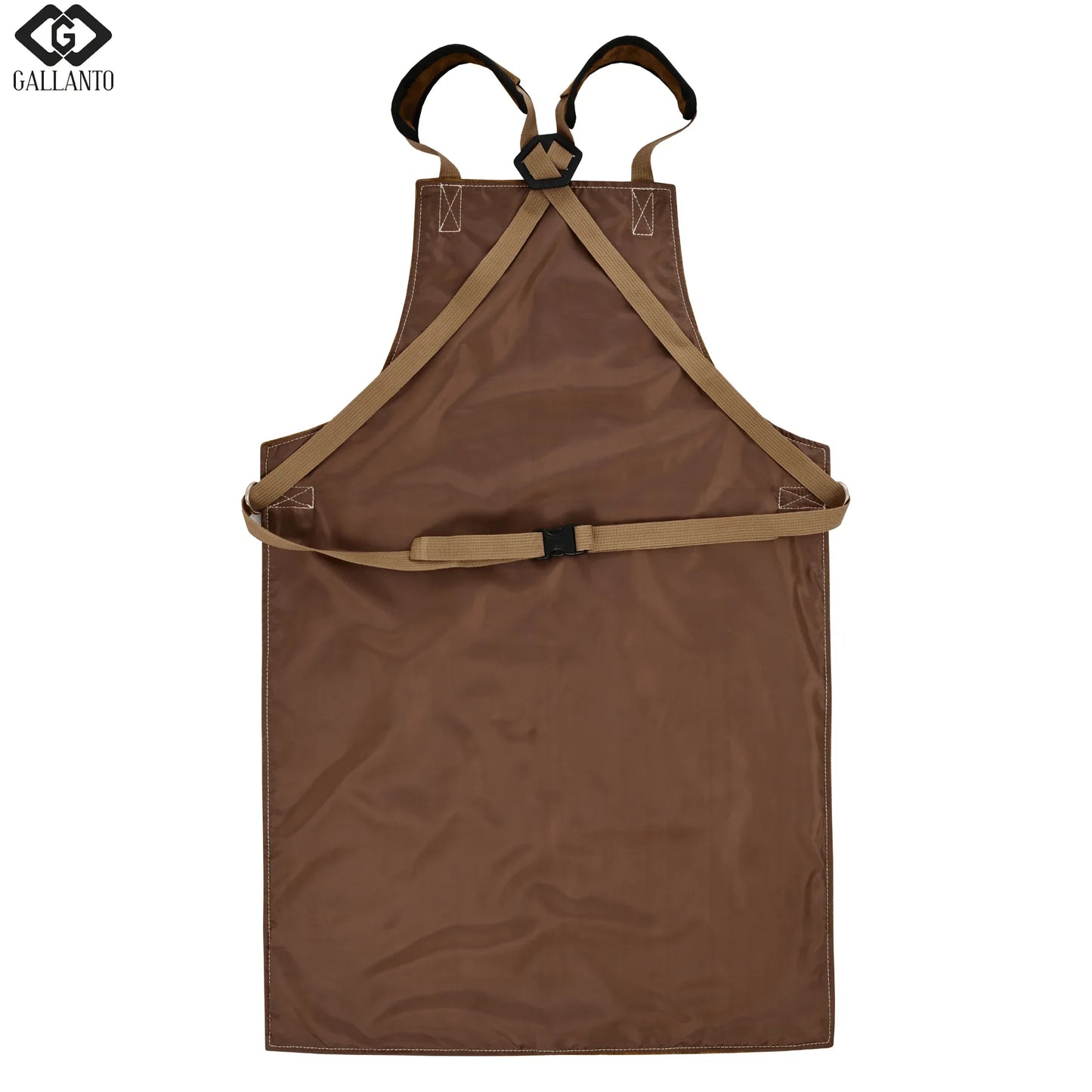 cowhide leather tool apron – heavy - duty, heat - resistant, 6 pockets - 
