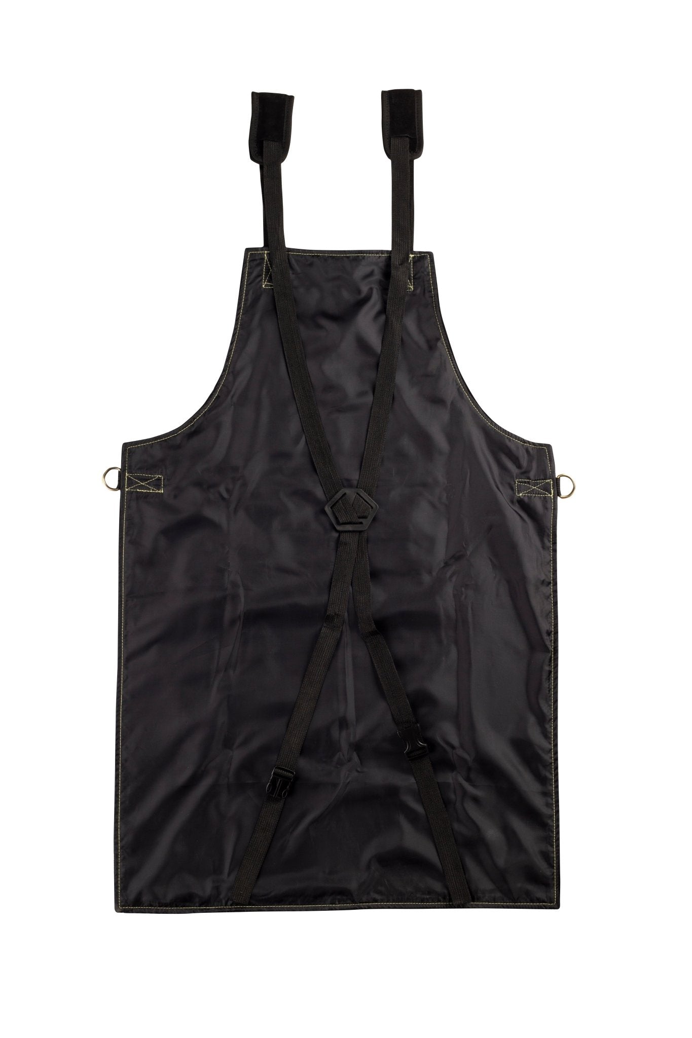 cowhide leather tool apron – heavy - duty, heat - resistant, 6 pockets - 