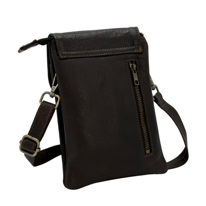 Cross Body Bag Genuine Leather Mini Unisex Shoulder Bag