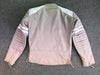 Fight Club Mayhem Grey and White Textile Jacket Custom - 