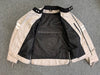 Fight Club Mayhem Grey and White Textile Jacket Custom - 