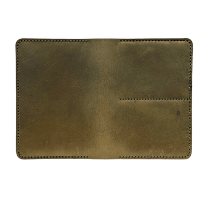 Full Grain Leather Passport Holder - RFID Blocking Slim Travel Wallet - 