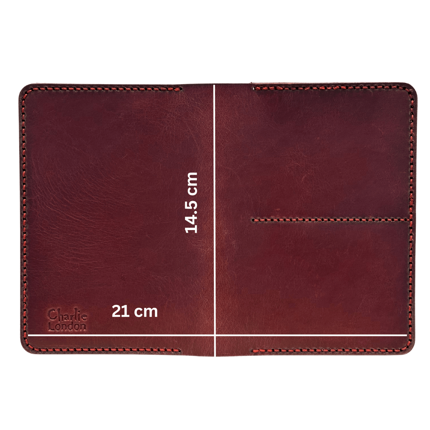 full grain leather passport holder - rfid blocking slim travel wallet - 