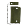 Gallanto Men’s Leather Biker Wallet – Chain Wallet – Bifold Design – Available in 6" and 7" Sizes - 