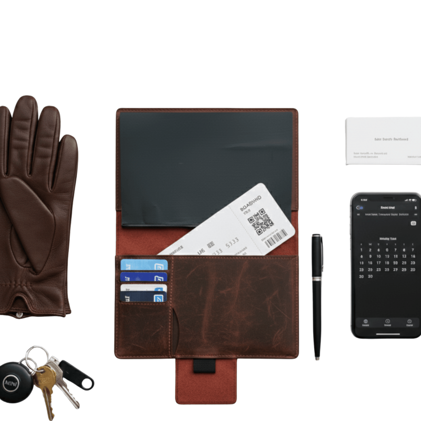 handcrafted leather a5 journal cover & refillable notebook - 