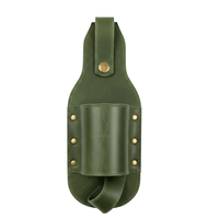 Leather Beer Holster Belt – Hands - Free Drink Holder - 