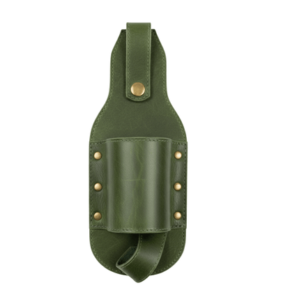 Leather Beer Holster Belt – Hands - Free Drink Holder - 