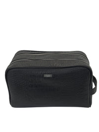 Men’s Leather Wash Bag for Organised Travel Essentials