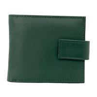 Mens Tri fold Wallet with Coin Pocket - RFID Protected Genuine Leather with Card Holder