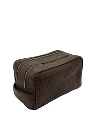 Men’s Leather Wash Bag for Organised Travel Essentials