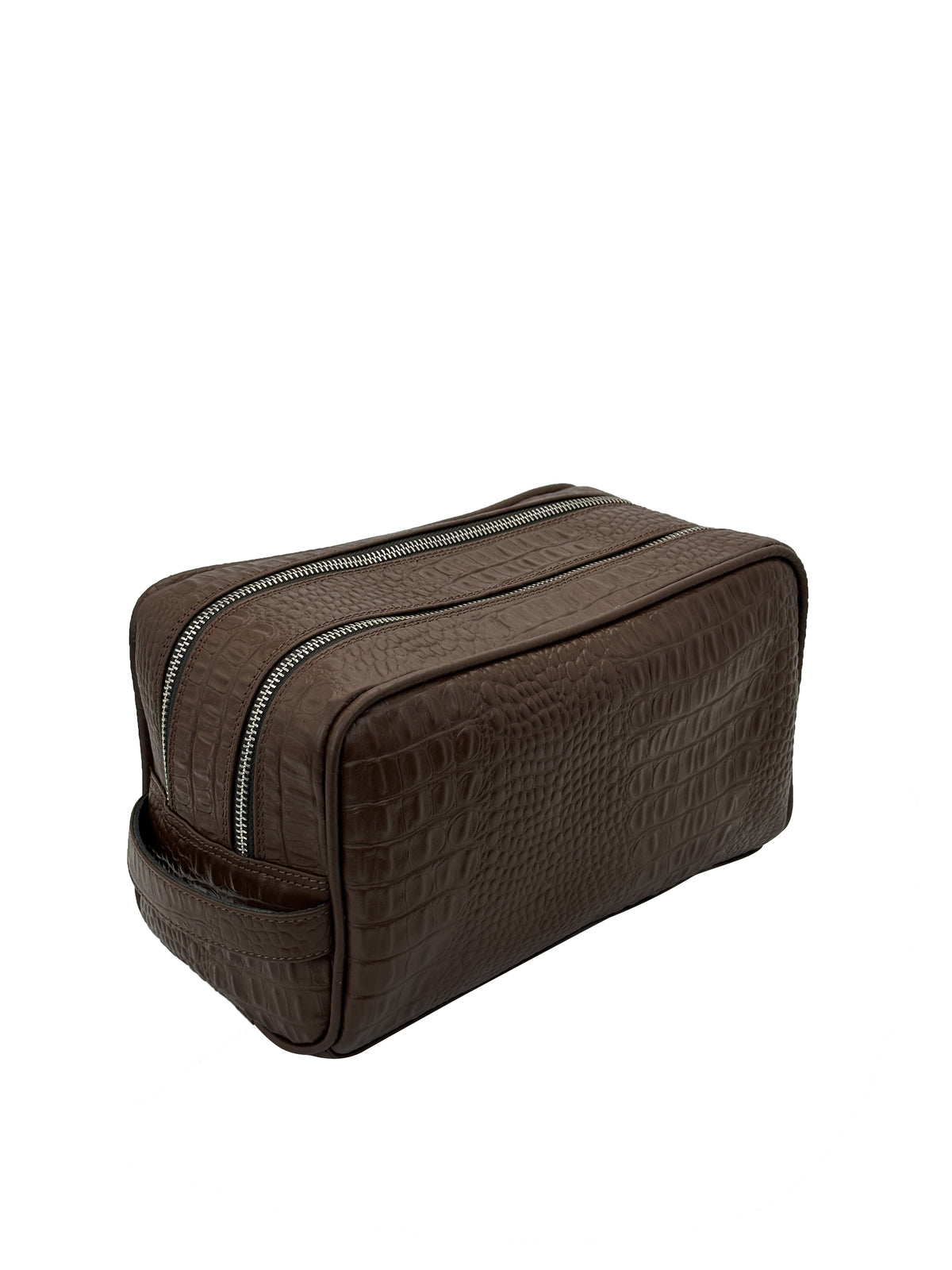Men’s Leather Wash Bag for Organised Travel Essentials