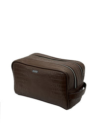 Men’s Leather Wash Bag for Organised Travel Essentials