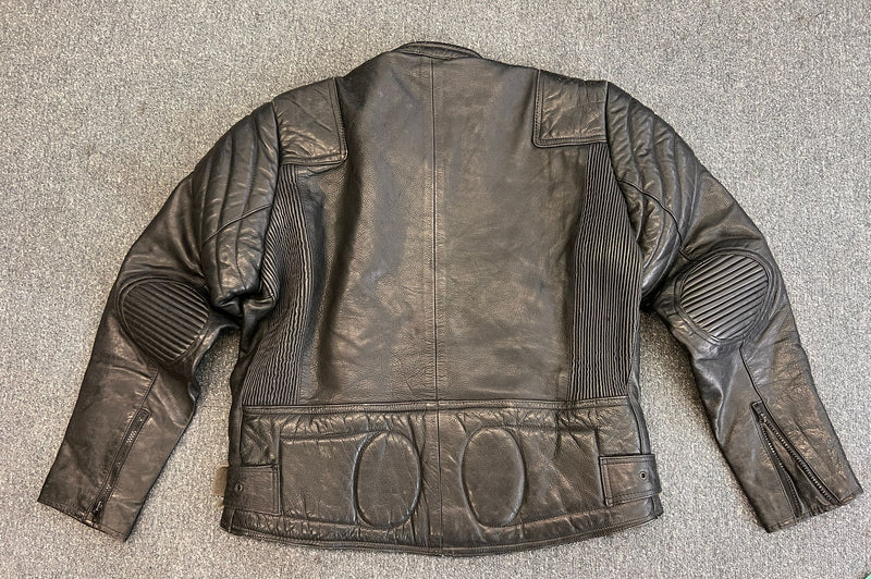 Limo Padded Biker Police Leather Armoured Jacket 46 - 