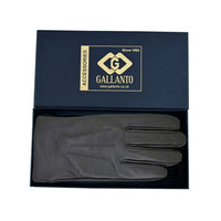 Luxury Mens Leather Gloves Cashmere Lined - Soft Comfortable Lambskin Touchsreen - 
