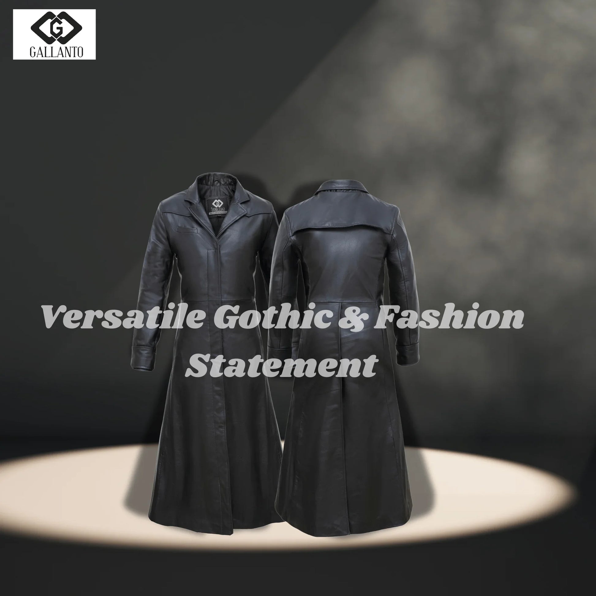 Matrix Neo Black Leather Trench Long Coat - Men's Long Trench Coat