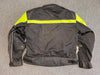 Mens Black and Green Textile Mesh Biker Jacket 4XL - 