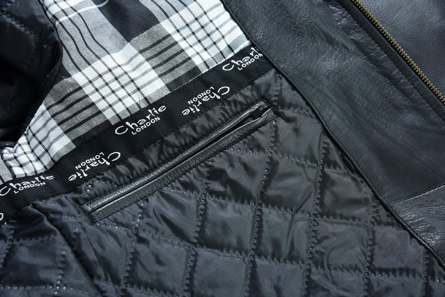 men's black leather coat: aberdeen -