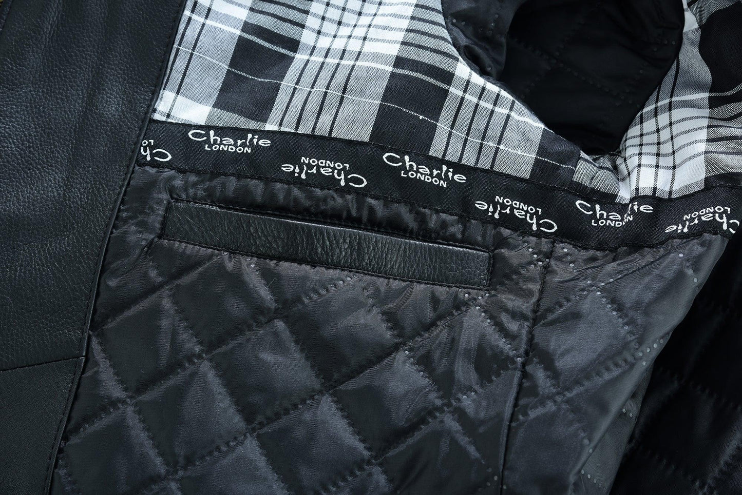 men's black leather coat: aberdeen -