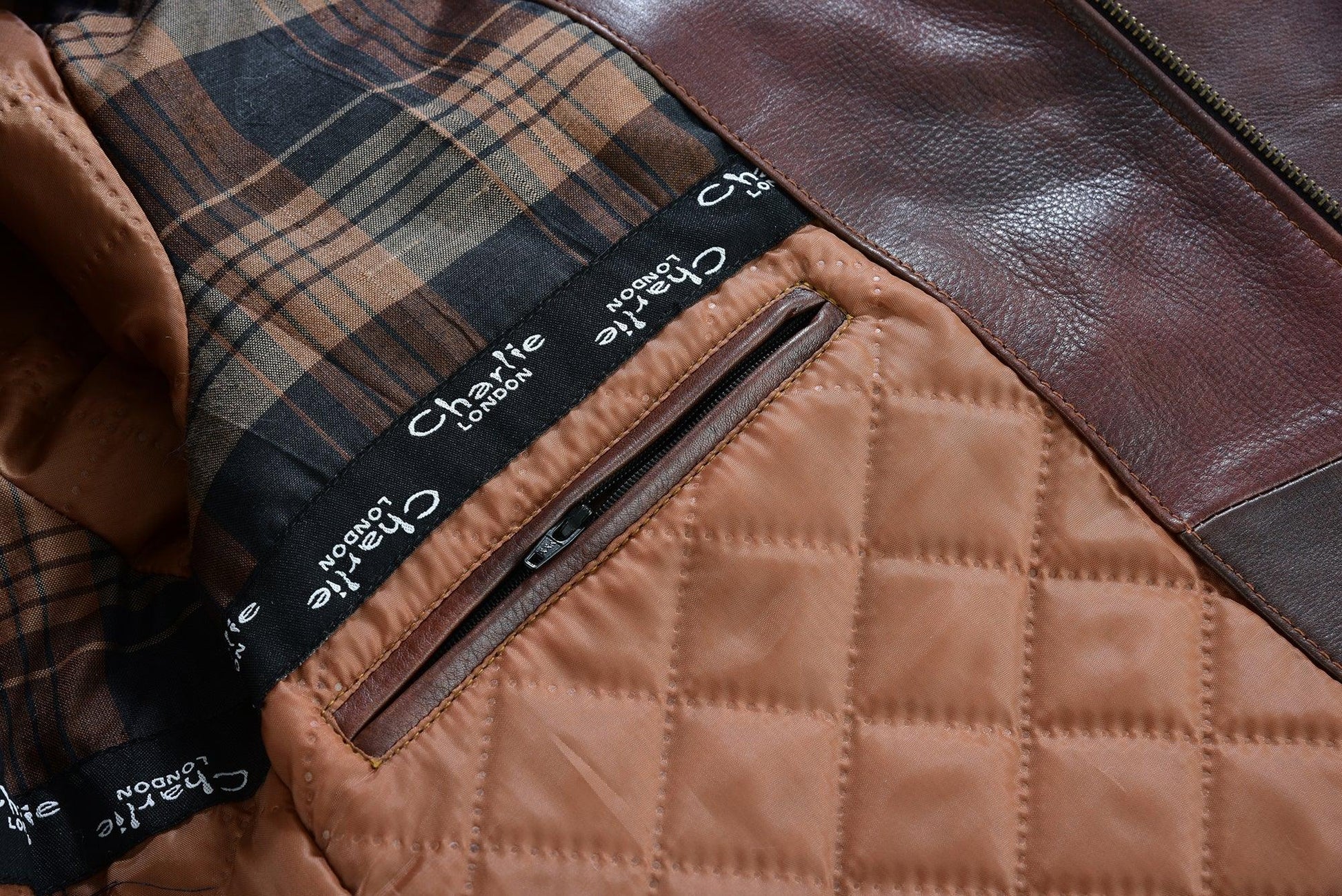 Men's Brown Leather Coat: Aberdeen -