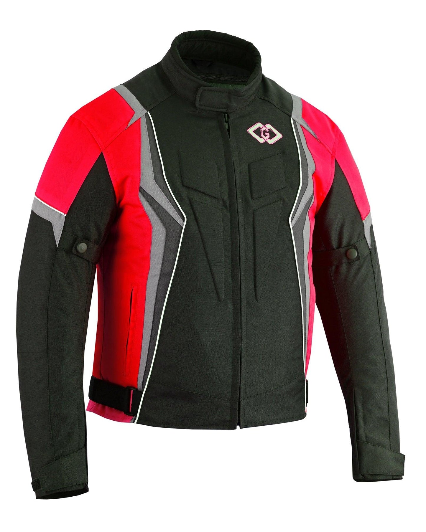 mens motorbike waterproof cordura textile jacket motorcycle ce armours - 