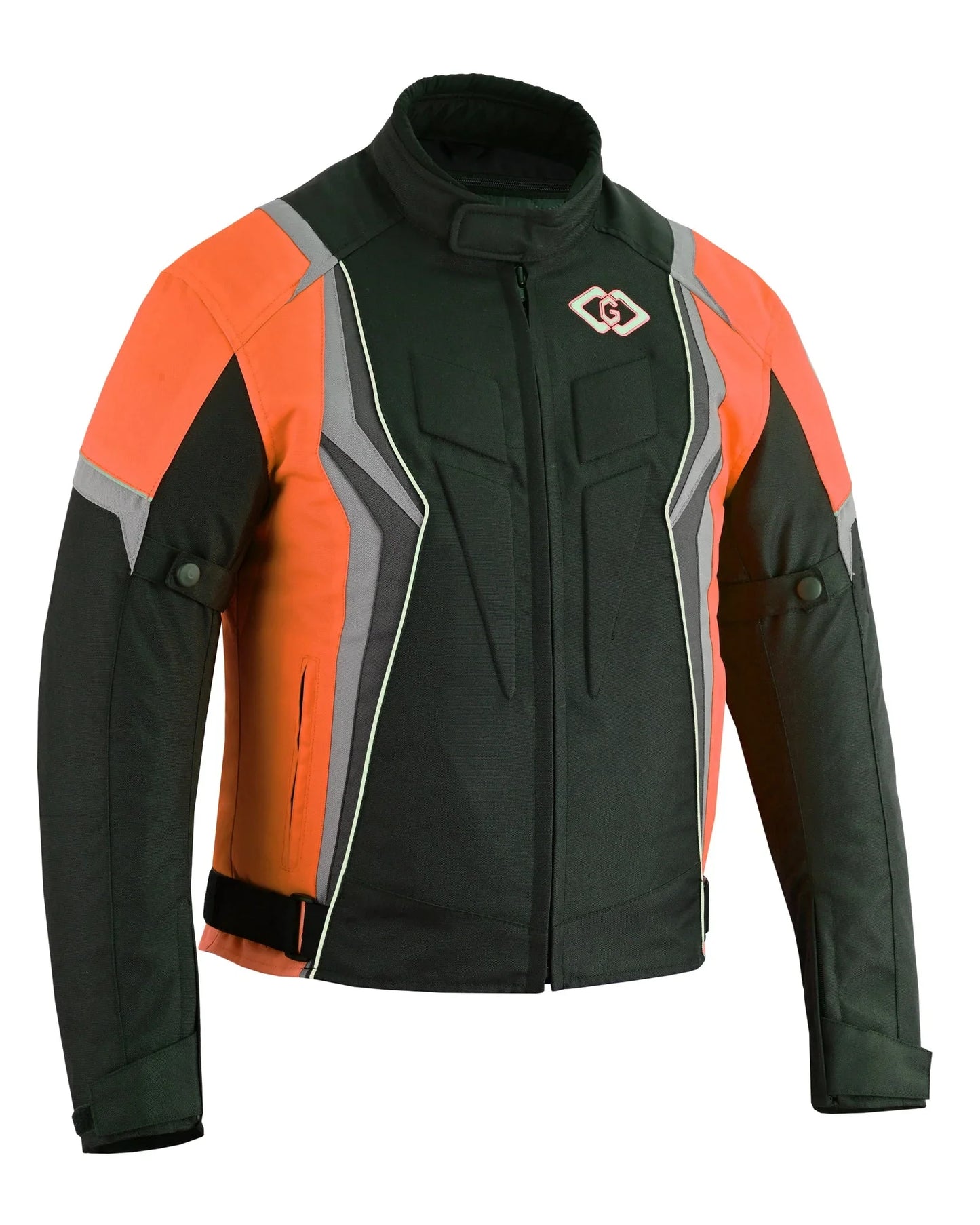 mens motorbike waterproof cordura textile jacket motorcycle ce armours - 