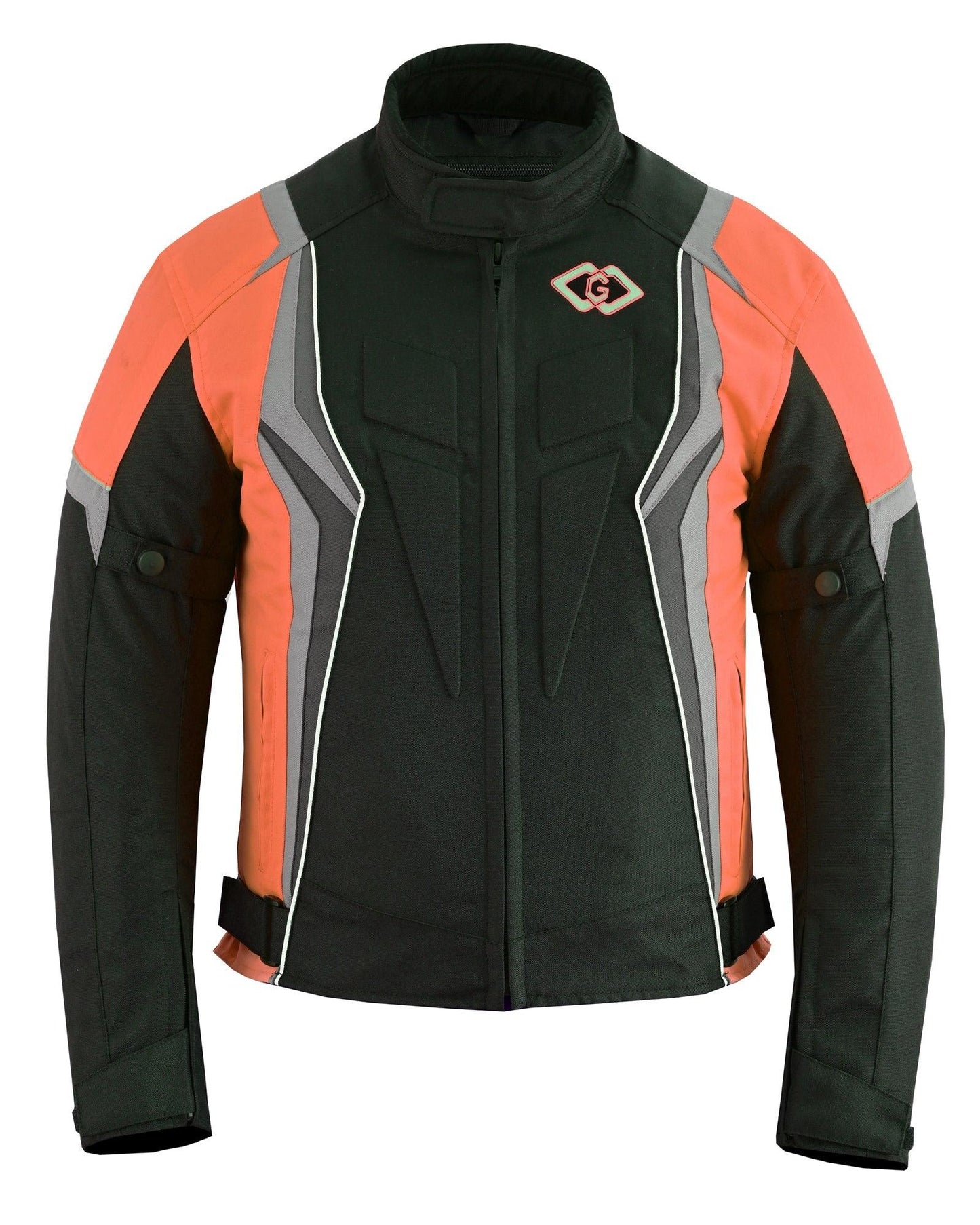 mens motorbike waterproof cordura textile jacket motorcycle ce armours - 