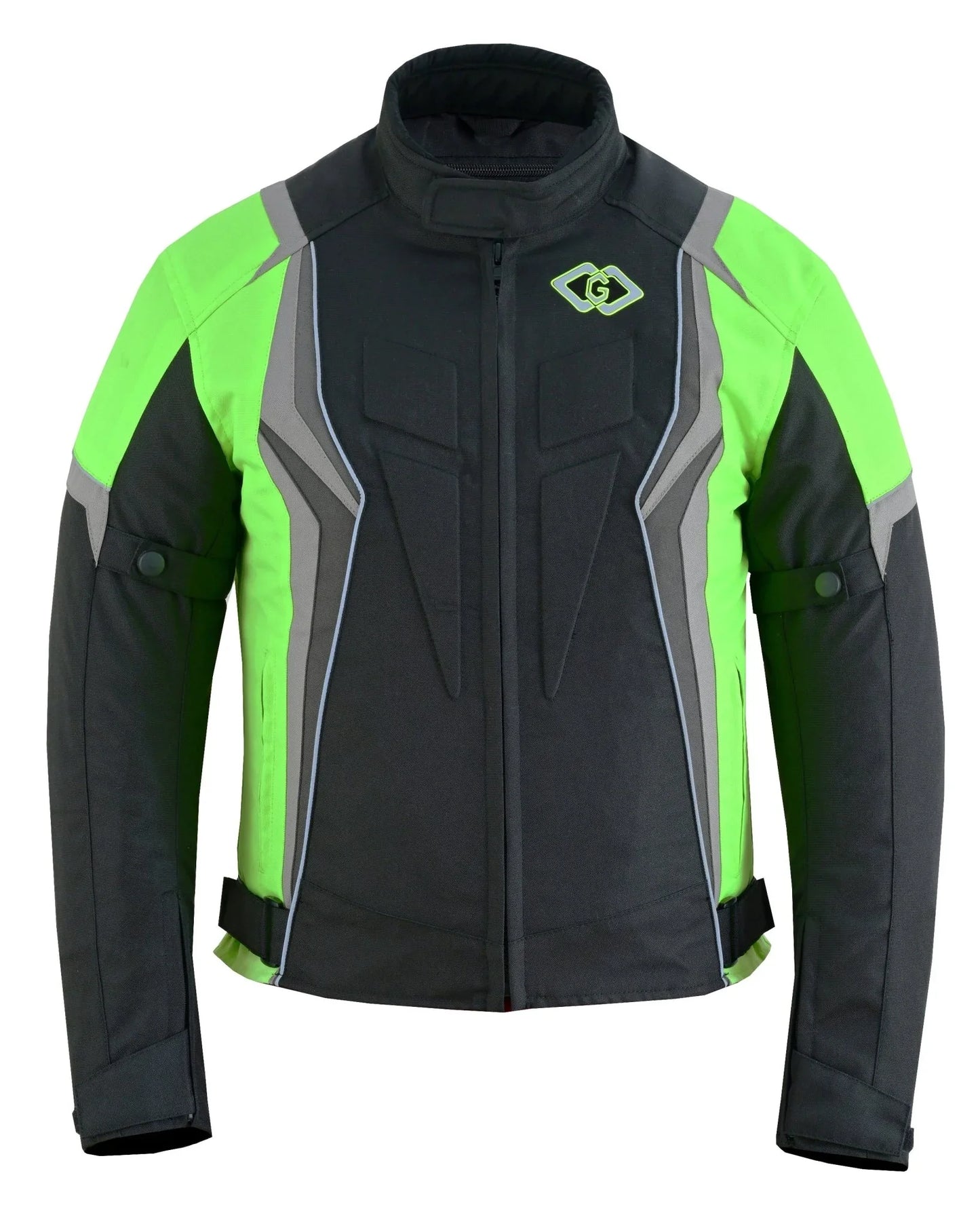mens motorbike waterproof cordura textile jacket motorcycle ce armours - 