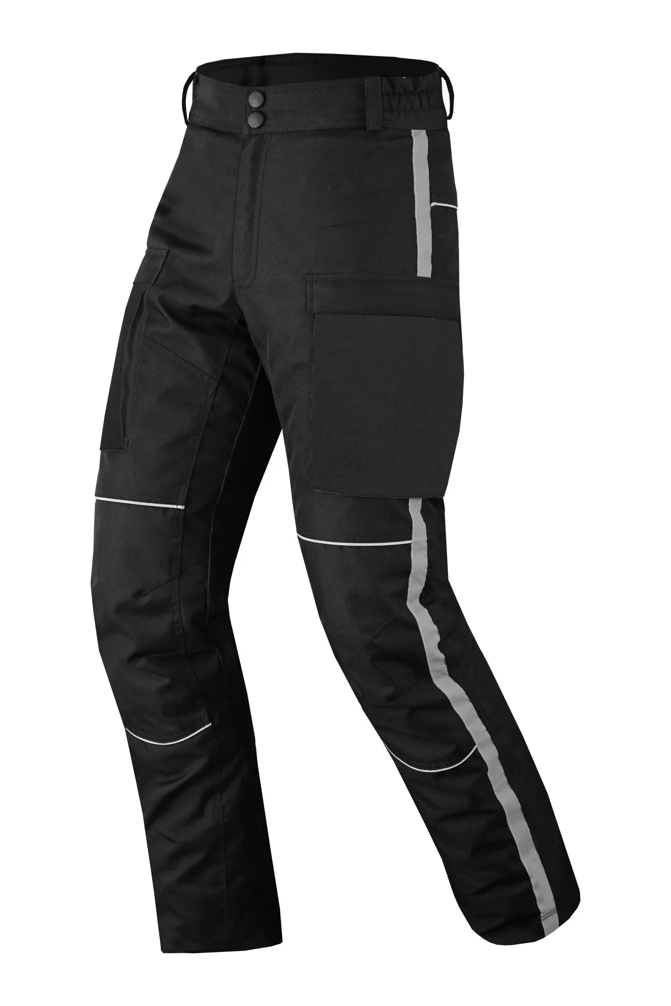 mens motorbike waterproof trousers cordura textile motorcycle ce armoured pants - 