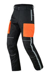Mens Motorbike Waterproof Trousers Cordura Textile Motorcycle CE Armoured Pants - 