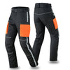 Mens Motorbike Waterproof Trousers Cordura Textile Motorcycle CE Armoured Pants - 