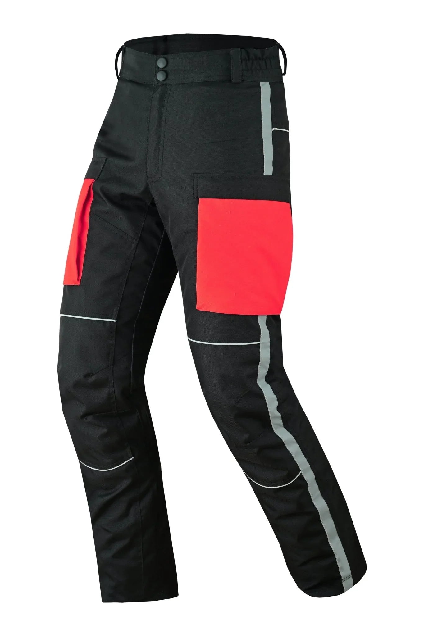 mens motorbike waterproof trousers cordura textile motorcycle ce armoured pants - 