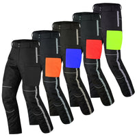 Mens Motorbike Waterproof Trousers Cordura Textile Motorcycle CE Armoured Pants - 
