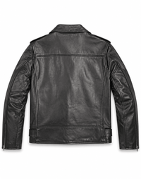 Men’s Premium Real Leather Biker Jacket Size 2XL/48 | Classic Moto Edition - 
