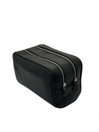 Men’s Leather Wash Bag for Organised Travel Essentials