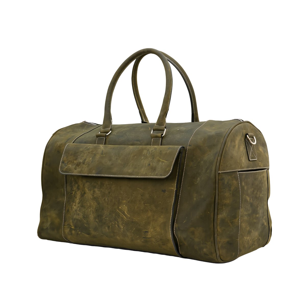 mens duffle bag – premium crazy horse leather travel & weekender bag