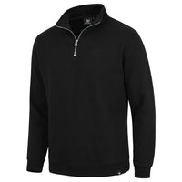 Mens Sweat shirts with Zip Neck and Embroidered Logo