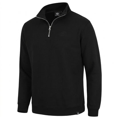 Mens Sweat shirts with Zip Neck and Embroidered Logo
