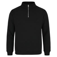 Mens Sweat shirts with Zip Neck and Embroidered Logo
