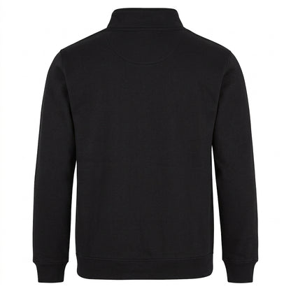 Mens Sweat shirts with Zip Neck and Embroidered Logo