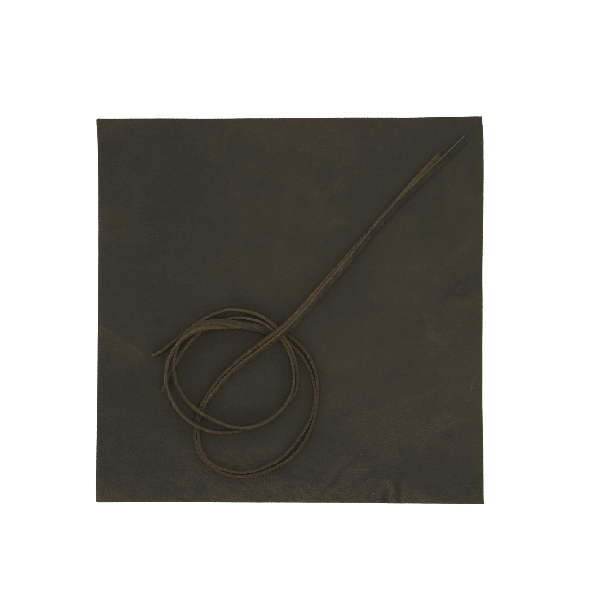 Premium Full Cowhide Leather Sheets (3 - Pack) with 91 cm Cord – Perfect for DIY Crafts, Wallets & Jewelry - 